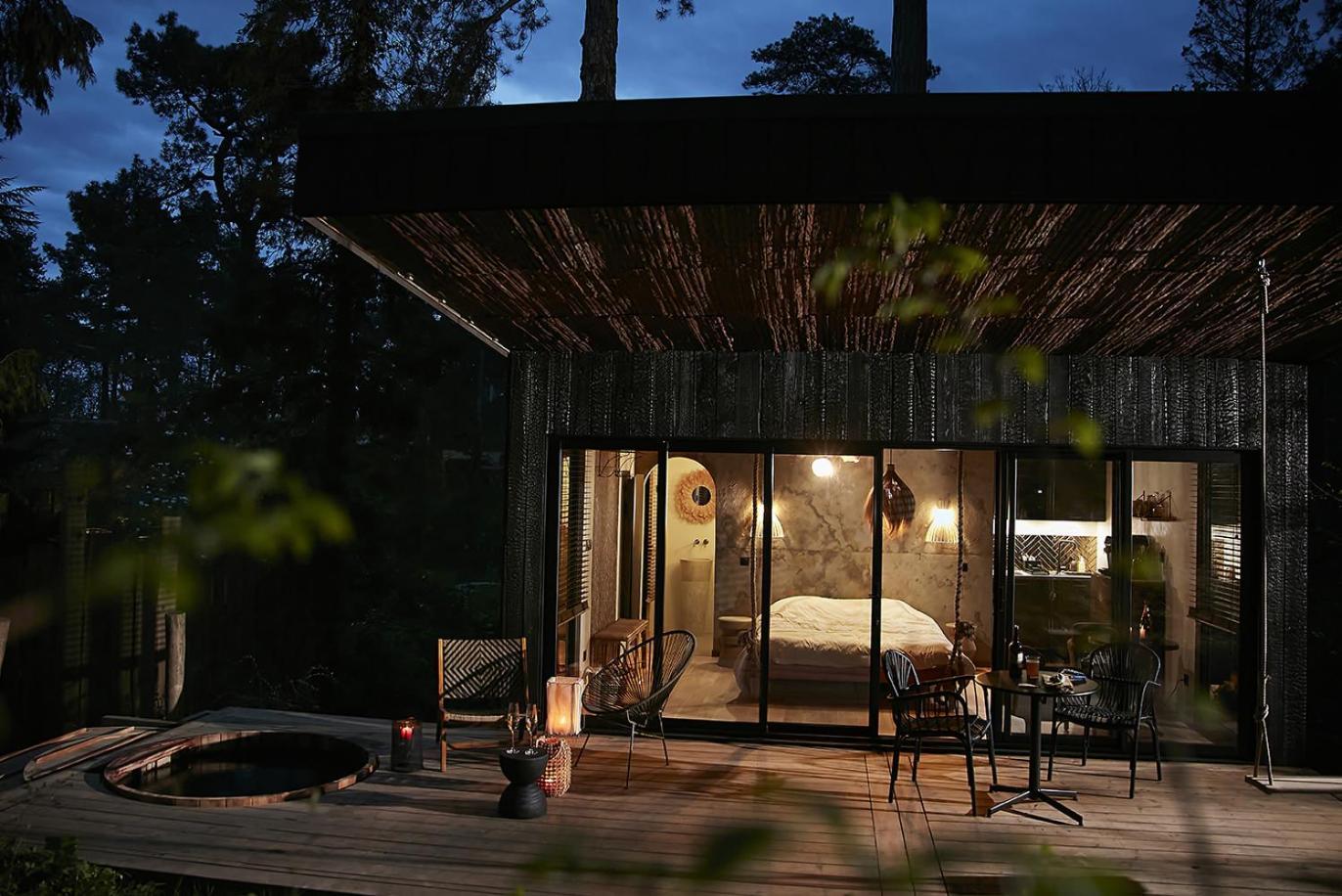 Bain De Foret - Lodges Cosy & Spa Neufchâtel-Hardelot الغرفة الصورة